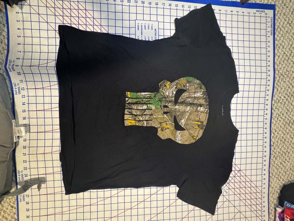 Marvel x RealTree Punisher Camo T-Shirt Black Men's XL